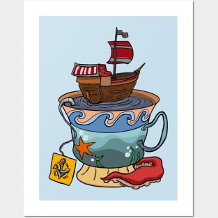 Sea Tea Posters and Art